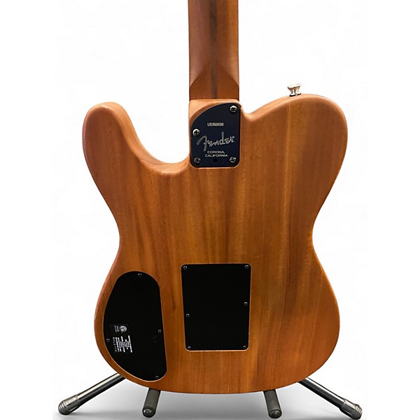 Used Fender American Acoustasonic Telecaster Black Acoustic Electric Guitar