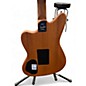 Used Fender acoustasic jazzmaster Green Acoustic Electric Guitar