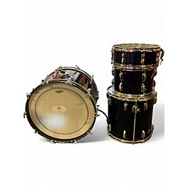 Used Ludwig 4 Piece Vistalite Black Drum Kit