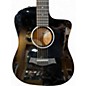 Used Taylor 250CE BLK DLX Black 12 String Acoustic Electric Guitar