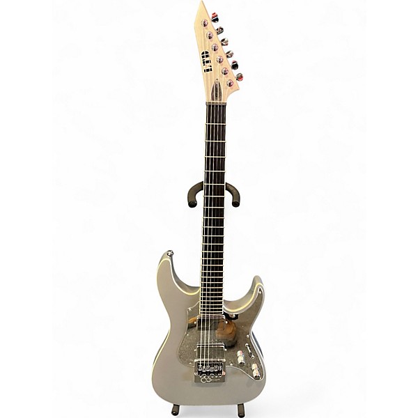 Used Ltd KS-M6 Silver Solid Body Electric Guitar