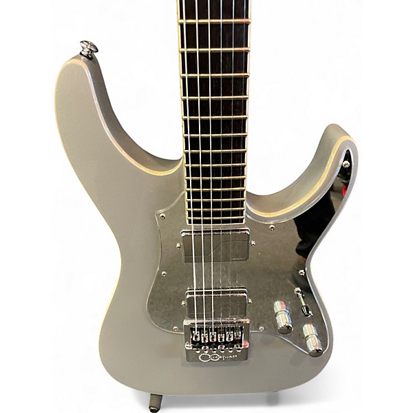 Used Ltd KS-M6 Silver Solid Body Electric Guitar