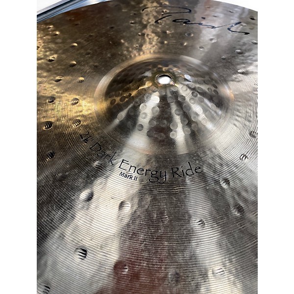 Used Paiste 21in Signature Dark Energy Ride Mark II Cymbal