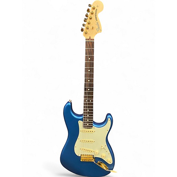 Used Fender American Standard Stratocaster Blue Solid Body Electric Guitar