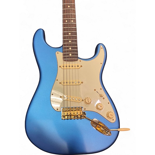 Used Fender American Standard Stratocaster Blue Solid Body Electric Guitar