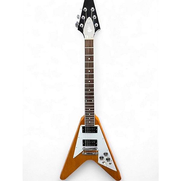 Used Gibson '70S FLYING V Antique Natural Solid Body Electric Guitar