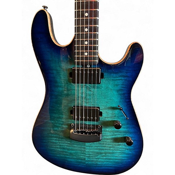 Used Ernie Ball Music Man Sabre Blue Dream Blue Solid Body Electric Guitar