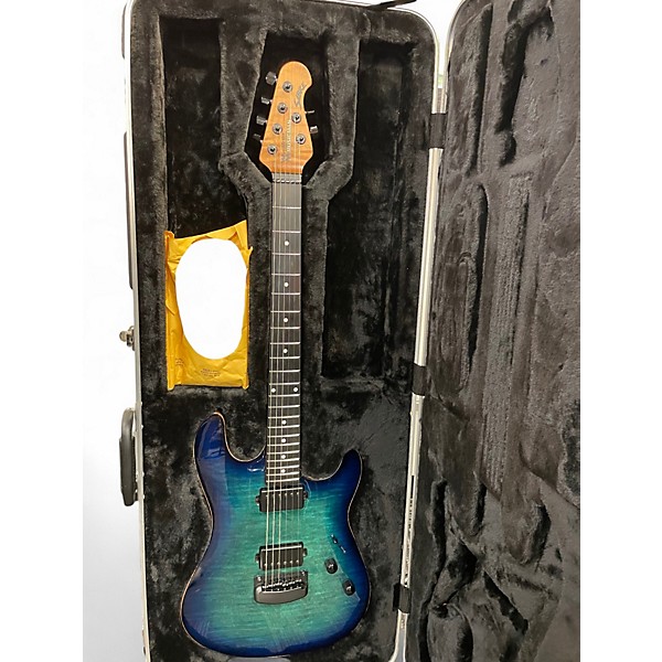 Used Ernie Ball Music Man Sabre Blue Dream Blue Solid Body Electric Guitar