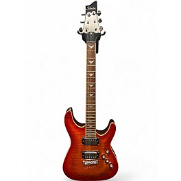 Used Schecter Guitar Research C1 Plus Heritage Cherry Sunburst Solid Body Electric Guitar