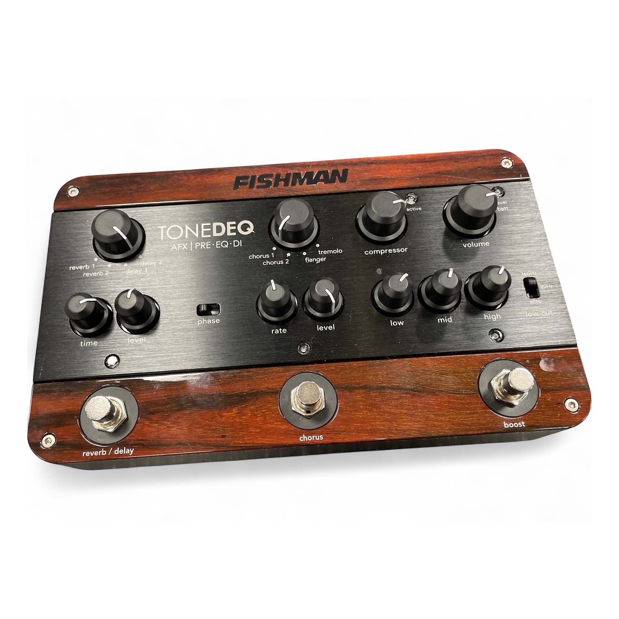 1210* FISHMAN TONEDEQ DI アコースティックギター用 ToneDEQ Acoustic Multi-effects | Preamp | Equalizer | DI Pedal