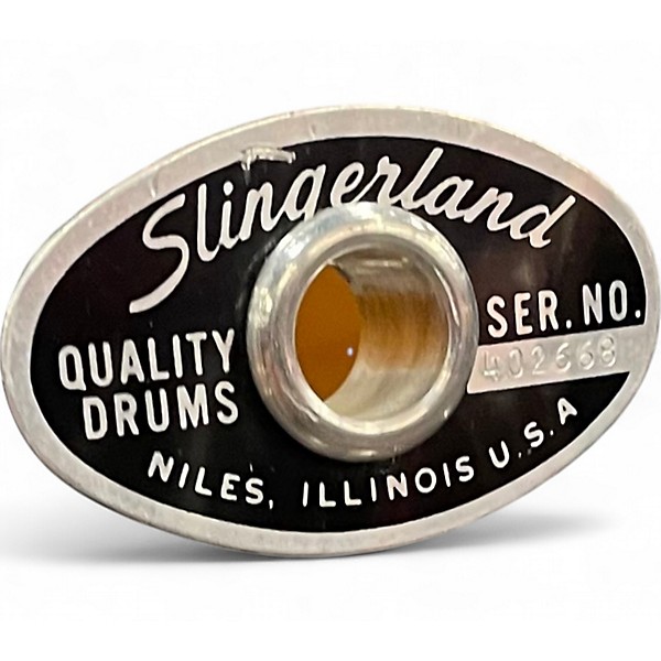 Vintage 1970s Slingerland 4 Piece New Rock Kit Chrome CHROME Drum Kit