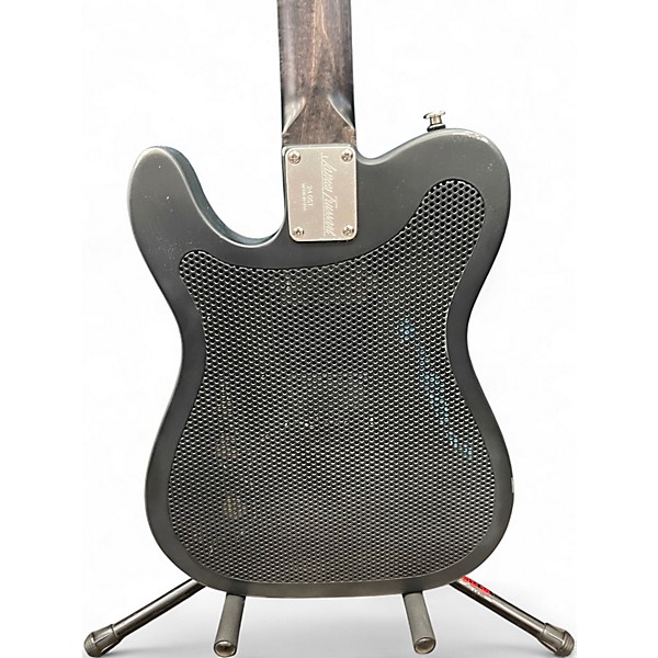 Used 2024 James Trussart Deluxe Steelcaster W/ B16 Bigsby black/perforated Hollow Body Electric Guitar