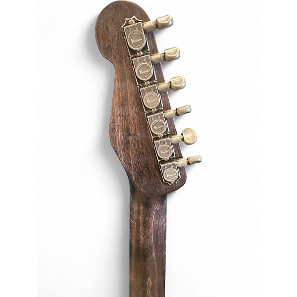 Used 2024 James Trussart Deluxe Steelcaster W/ B16 Bigsby black/perforated Hollow Body Electric Guitar