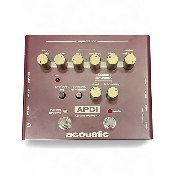 Used Acoustic APDI Guitar Preamp