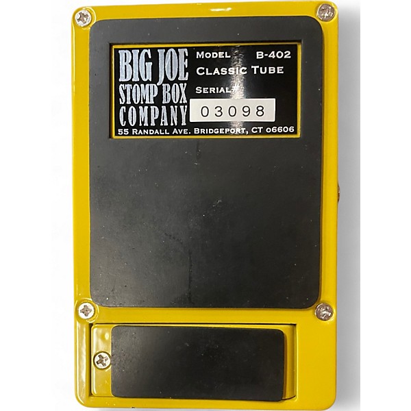 Used Big Joe Stomp Box Company B402 CLASSIC TUBE Effect Pedal