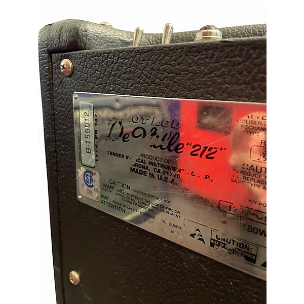 Used 2001 Fender HOT ROD DEVILLE 212 60 WATTS Tube Guitar Combo Amp