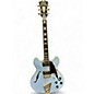 Used D'Angelico DLX DCTP Matte Blue Hollow Body Electric Guitar thumbnail