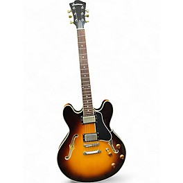 Used Eastman T386-SB 2 Color Sunburst Hollow Body Electric Guitar