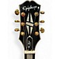 Used Epiphone Les Paul Custom Blackback Pro Antique Ivory Solid Body Electric Guitar