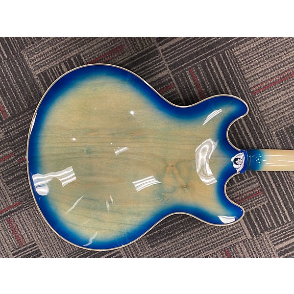 Used D'Angelico DAPDCBLBCSCB9EX 2 Color Sunburst Hollow Body Electric Guitar