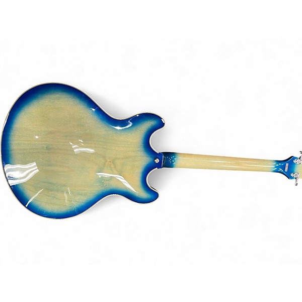 Used D'Angelico DAPDCBLBCSCB9EX 2 Color Sunburst Hollow Body Electric Guitar