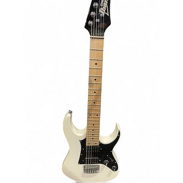 Used Ibanez MIKRO Arctic White Solid Body Electric Guitar