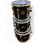 Used Yamaha 5 Piece Stage Custom Black Drum Kit