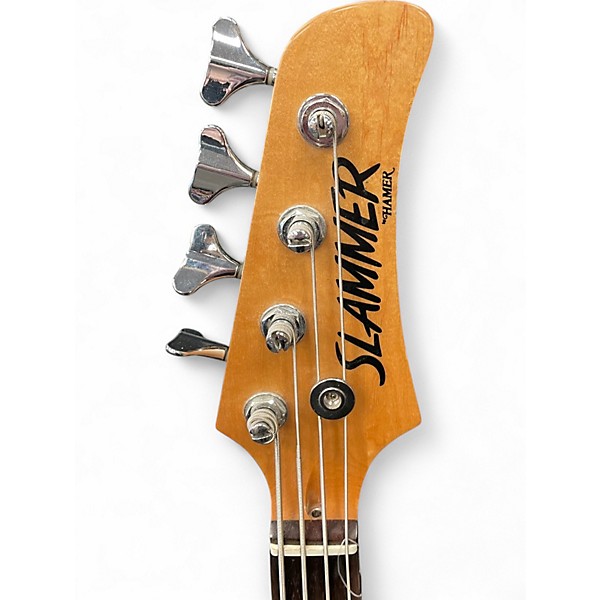 Used Hamer Slammer Metallic Red Electric Bass Guitar