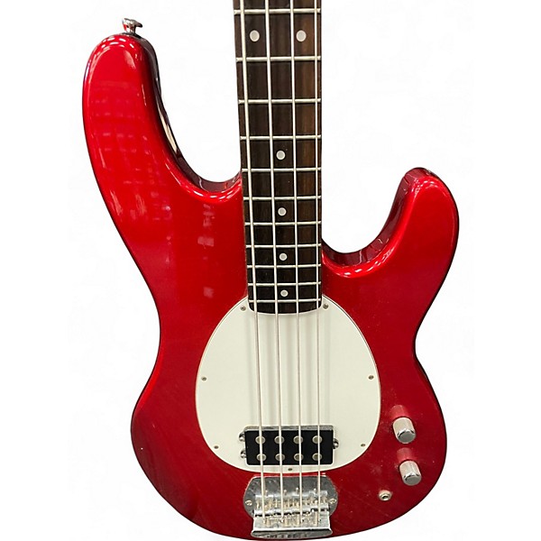 Used Hamer Slammer Metallic Red Electric Bass Guitar