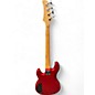 Used Hamer Slammer Metallic Red Electric Bass Guitar