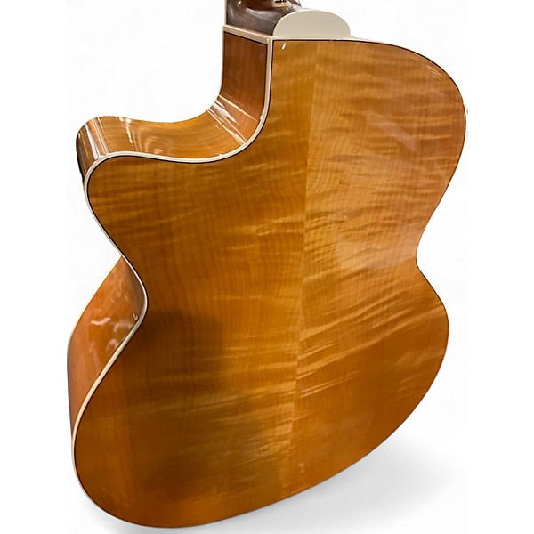 Used Guild F-2512CE DELUXE Natural 12 String Acoustic Electric Guitar