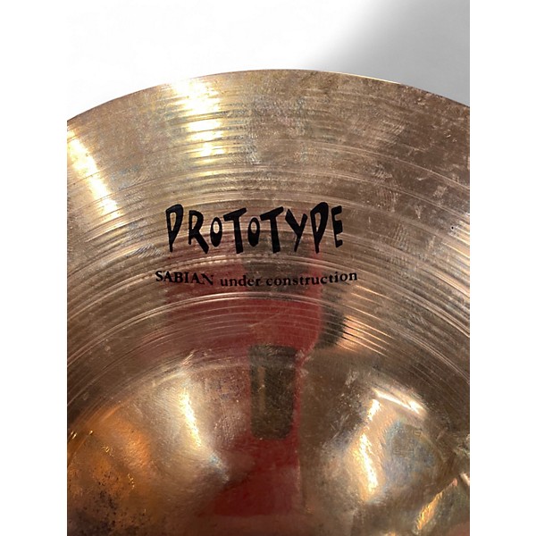 Used SABIAN 8in aax metal splash prototype Cymbal