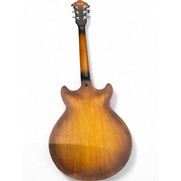 Used Ibanez AM73B Archtop Sunburst Hollow Body Electric Guitar