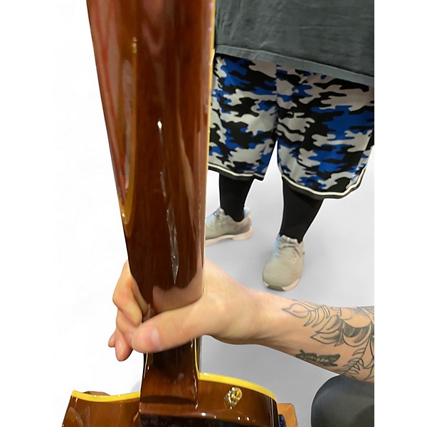 Used 2016 ESP USA Eclipse Tiger Eye BURST Solid Body Electric Guitar