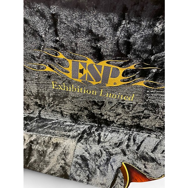 Used 2016 ESP USA Eclipse Tiger Eye BURST Solid Body Electric Guitar