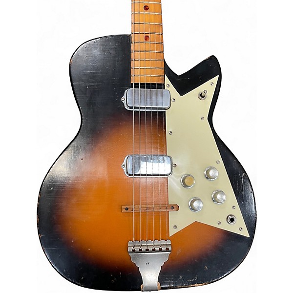 Used Custom Kraft K4144 Sizzler Sunburst Solid Body Electric Guitar