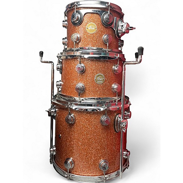 Used DW 4 Piece Collector's Series CHAMPAGNE SPARKLE Drum Kit