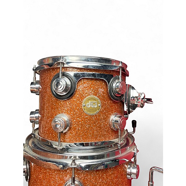 Used DW 4 Piece Collector's Series CHAMPAGNE SPARKLE Drum Kit