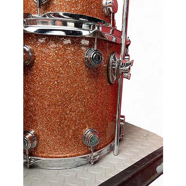 Used DW 4 Piece Collector's Series CHAMPAGNE SPARKLE Drum Kit