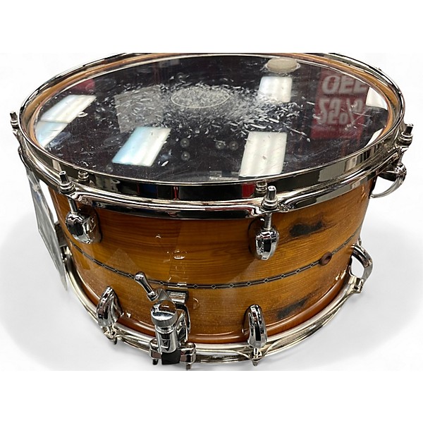 Used TAMA 8X15 star reserve maple/bubinga snare caramel olive ash burst Drum