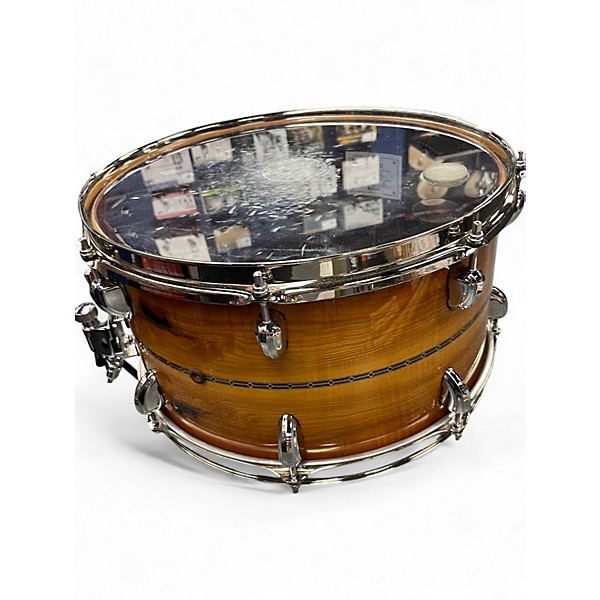 Used TAMA 8X15 star reserve maple/bubinga snare caramel olive ash burst Drum