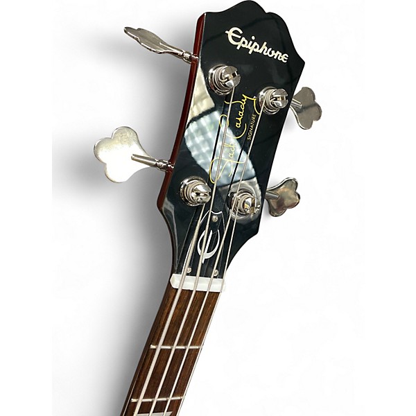Used Epiphone Jack Casady Signature Red Electric Bass Guitar