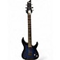Used Schecter Guitar Research OMEN ELITE 6 Sapphire Blue Trans Solid Body Electric Guitar thumbnail