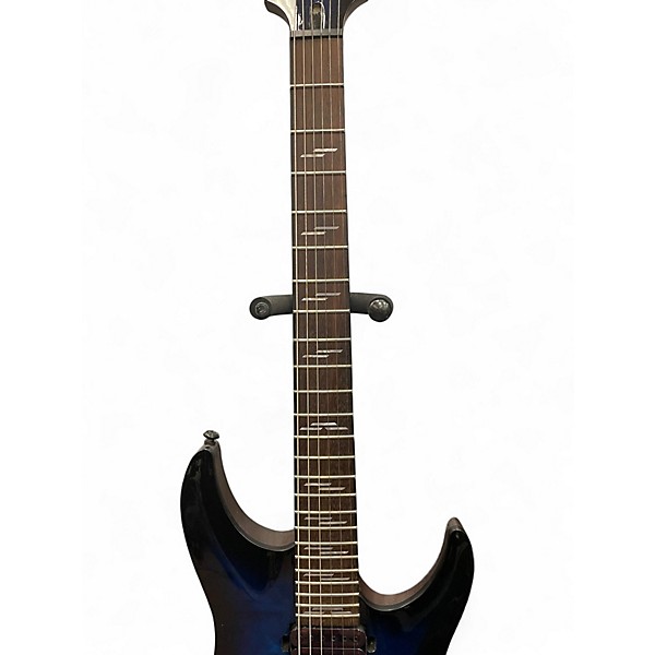 Used Schecter Guitar Research OMEN ELITE 6 Sapphire Blue Trans Solid Body Electric Guitar
