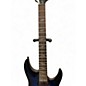 Used Schecter Guitar Research OMEN ELITE 6 Sapphire Blue Trans Solid Body Electric Guitar