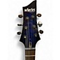 Used Schecter Guitar Research OMEN ELITE 6 Sapphire Blue Trans Solid Body Electric Guitar