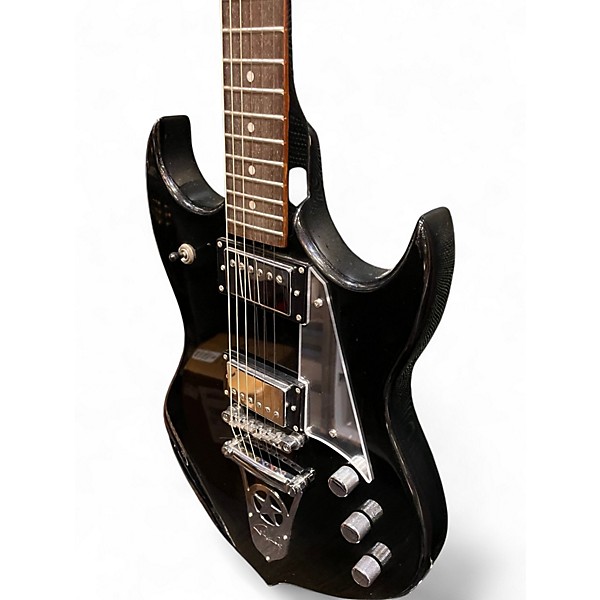 Used Silvertone Paul Stanley Sovereign Special Black Solid Body Electric Guitar