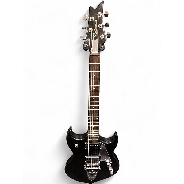 Used Silvertone Paul Stanley Sovereign Special Black Solid Body Electric Guitar