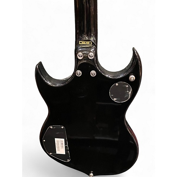 Used Silvertone Paul Stanley Sovereign Special Black Solid Body Electric Guitar