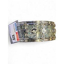 Used DW 14in Collector's Keller Drum Blue Abalone Drum